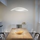image 2 of Lena  3 Light  Large Dome Ceiling Pendant White, E27