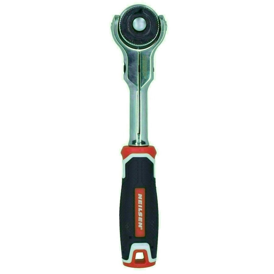 image 1 of 3/8" Drive Flexi Swivel Head Twister Reversible Ratchet Rotating Head
