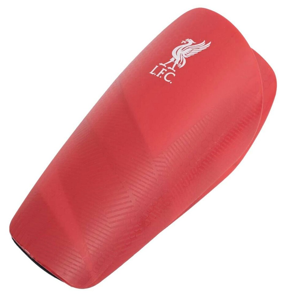 image 1 of Liverpool FC Childrens/Kids Fuse Slip-In Shin Guards - Red - One Size