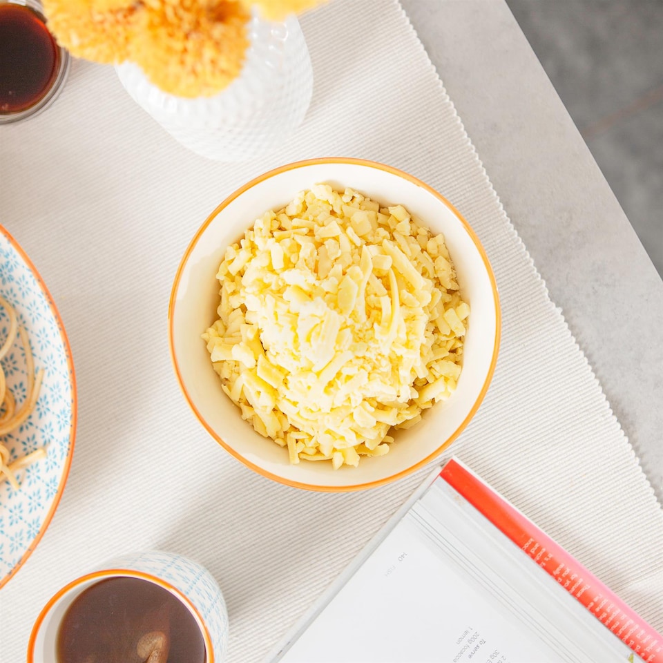 image 1 of Nicola Spring Hand-Printed Cereal Bowls - 16cm - Blue - Pack of 6 | Multi | Multi