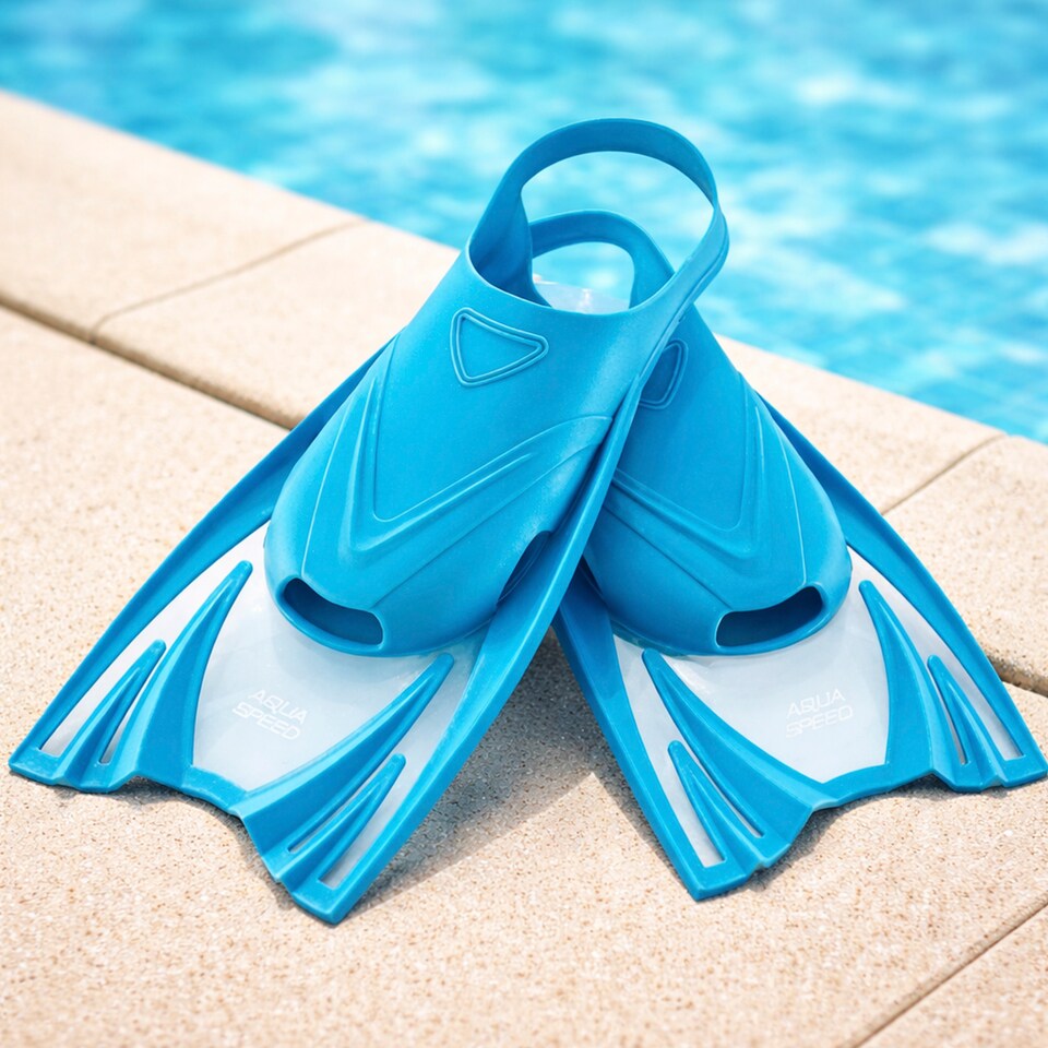 image 1 of Boys & Girls Swimming Fins | Junior Easy Fit Training Fins