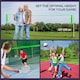 image 4 of SPORTNOW Badminton Net Set, Height Adjustable Net for Pickleball, Volleyball