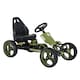 image 1 of HOMCOM Pedal Go Kart Ride On Racer Hand Brake EVA Tyre Adjustable Seat Green