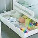 image 6 of Junior Vida Taurus Toddler Bed With Storage Drawer, White, 70 x 140cm