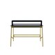 image 1 of Morgan Writing Desk in Black & Gold