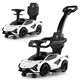 image 1 of COSTWAY 3 in 1 Kids Ride on Car Licensed Lamborghini White