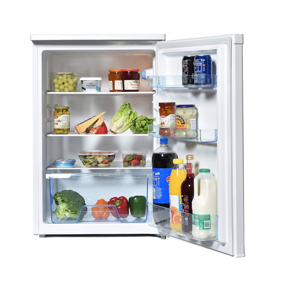 image 1 of Igenix Freestanding Under Counter Larder Fridge & Freezer Set, Reversible Doors, 55cm Wide, White