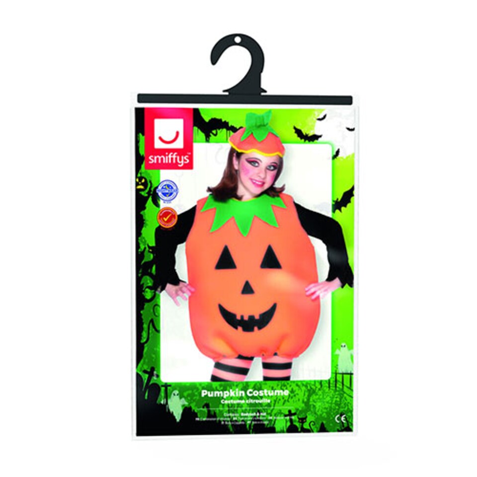 image 1 of Pumpkin Halloween Fancy Dress Costume Unisex Kids One Size