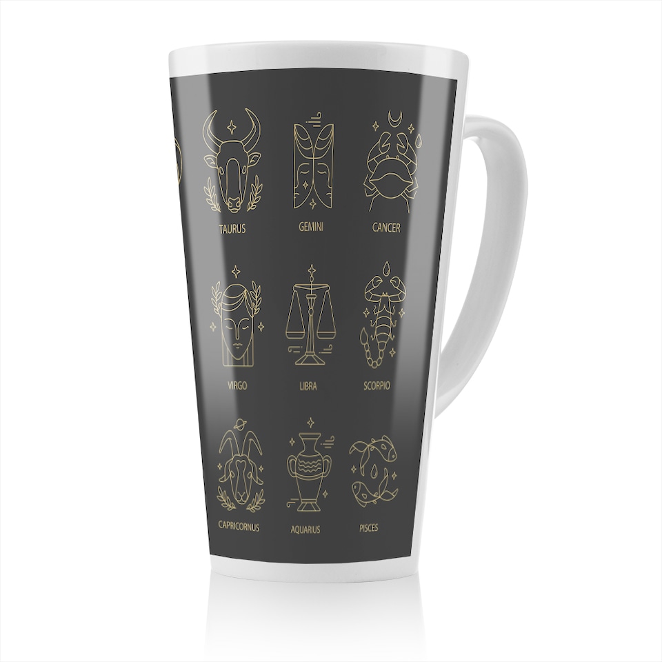 image 1 of Zodiac Sign Set Dining Latte Mug