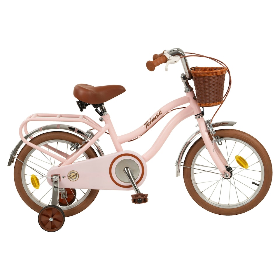 image 1 of Toimsa Kids Bike 16 inch Vintage Bicycle Pink