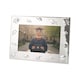 image 1 of Graduation Metal 4x6 Picture Frame in Nickel Plated with 3D Hat Icons | Silver | 4" x 6"