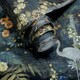 image 2 of Holden Décor Outside In Jungle Paradise Wallpaper - Navy - One Size Blue