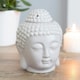 image 2 of Something Different Buddha Head Oil Burner - Grey - 10cm x 11cm x 10cm