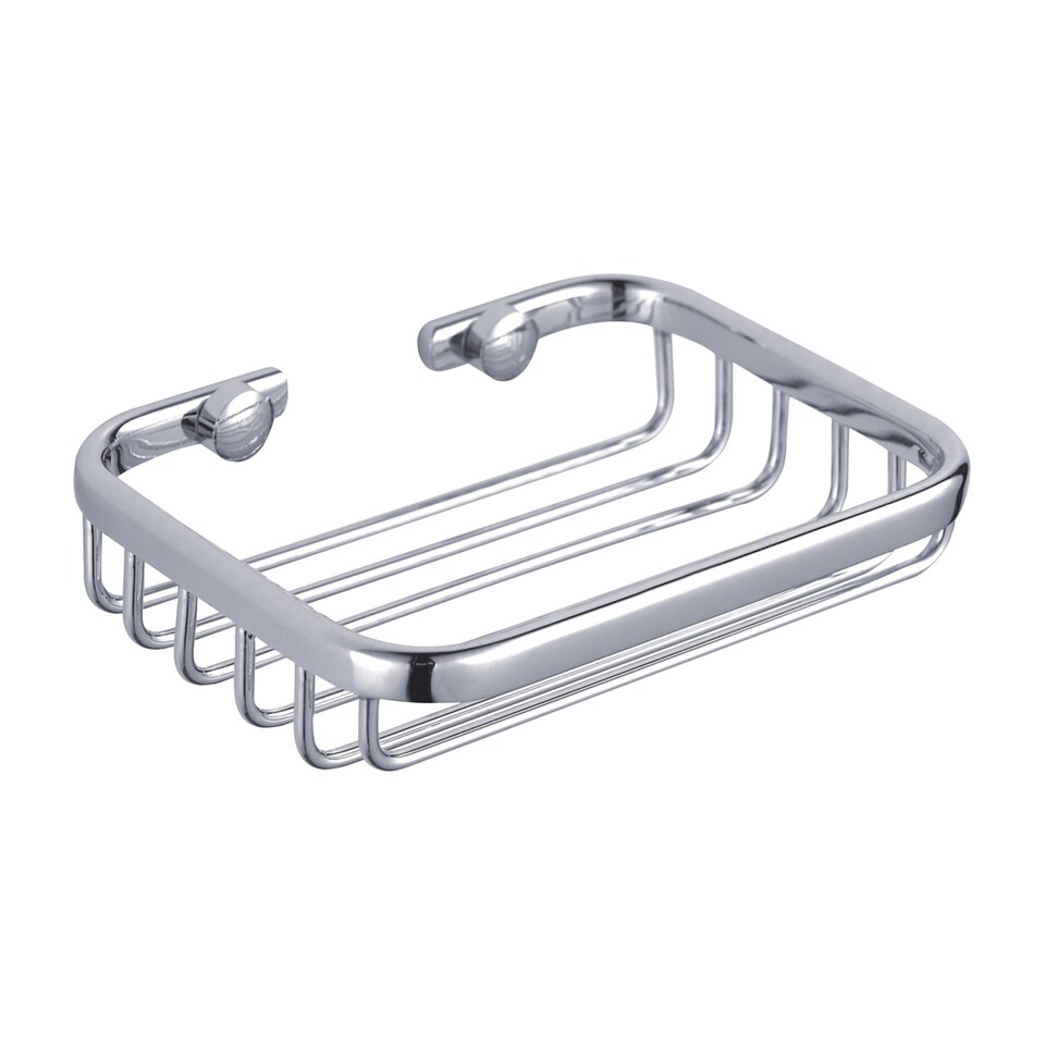 image 1 of Showerdrape Clasico Wall Mounted Stainless Steel Chrome Soap Basket | Silver | 1