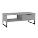 image 7 of Menai 1 Drawer Coffee Table in Dusk Grey (Ready Assembled) | Grey | Dusk Grey