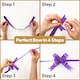 image 10 of 60pcs Purple 50mm/5cm Large Ribbon Pull Bows for Gift Wrapping, Hampers, Florist Bouquets, Wedding Cars and Party Décor Pullbow