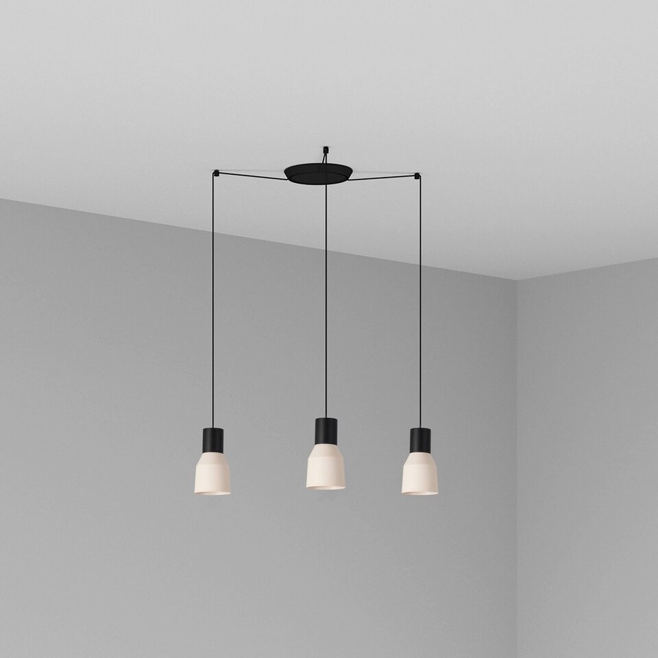 Kombo Cluster Pendant Ceiling Light Beige, E27