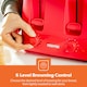 image 4 of GEEPAS 4 Slice Toaster 1400W, Red