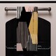 image 2 of Yellow, White & Pink Hexagons (Kitchen Towel)