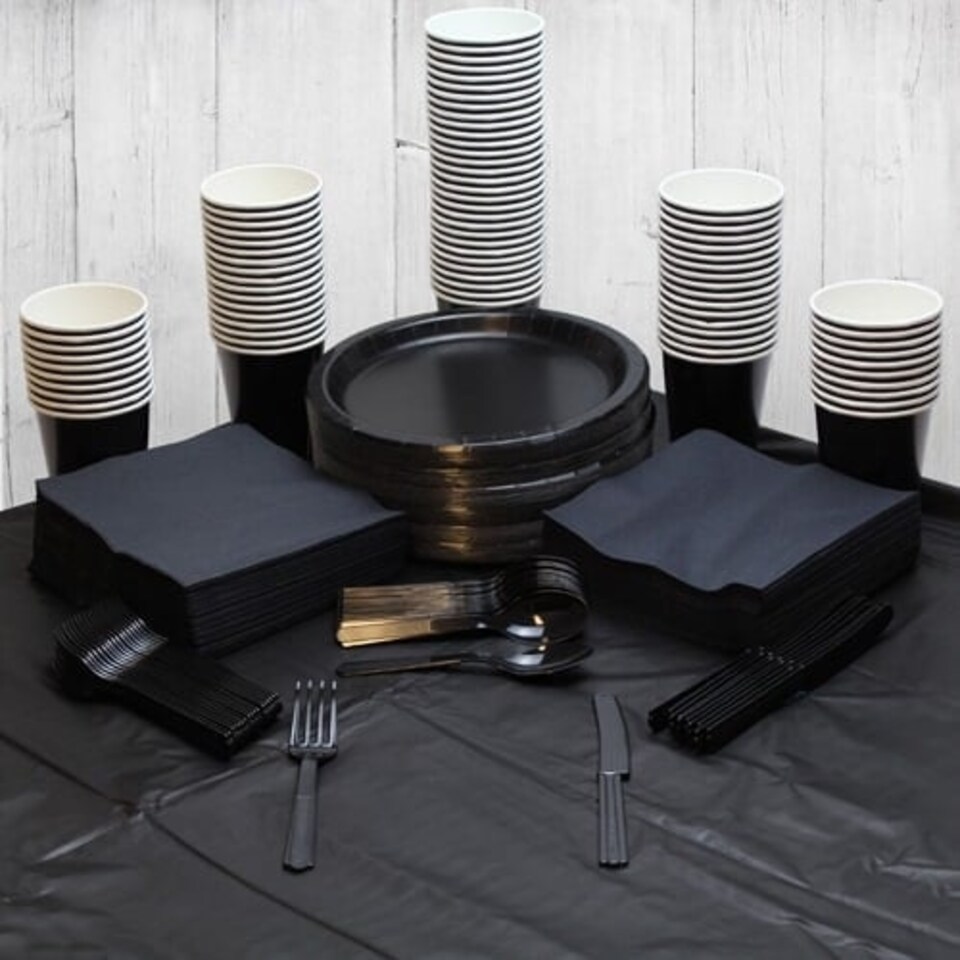 Black 98 Person Party Pack