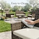 image 5 of Alivio 4-Seater Rattan Furniture Set with Coffee Table & Anti-UV Cushions for Indoor, Outdoor Patio