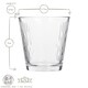 image 3 of LAV Nora Glass Tumblers - 255ml - Pack of 6 Clear