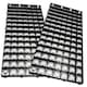 image 3 of 8 x Black Plastic Drainage Mats Turf Grids Ideal For Lawns, Greenhouse & Driveways Black