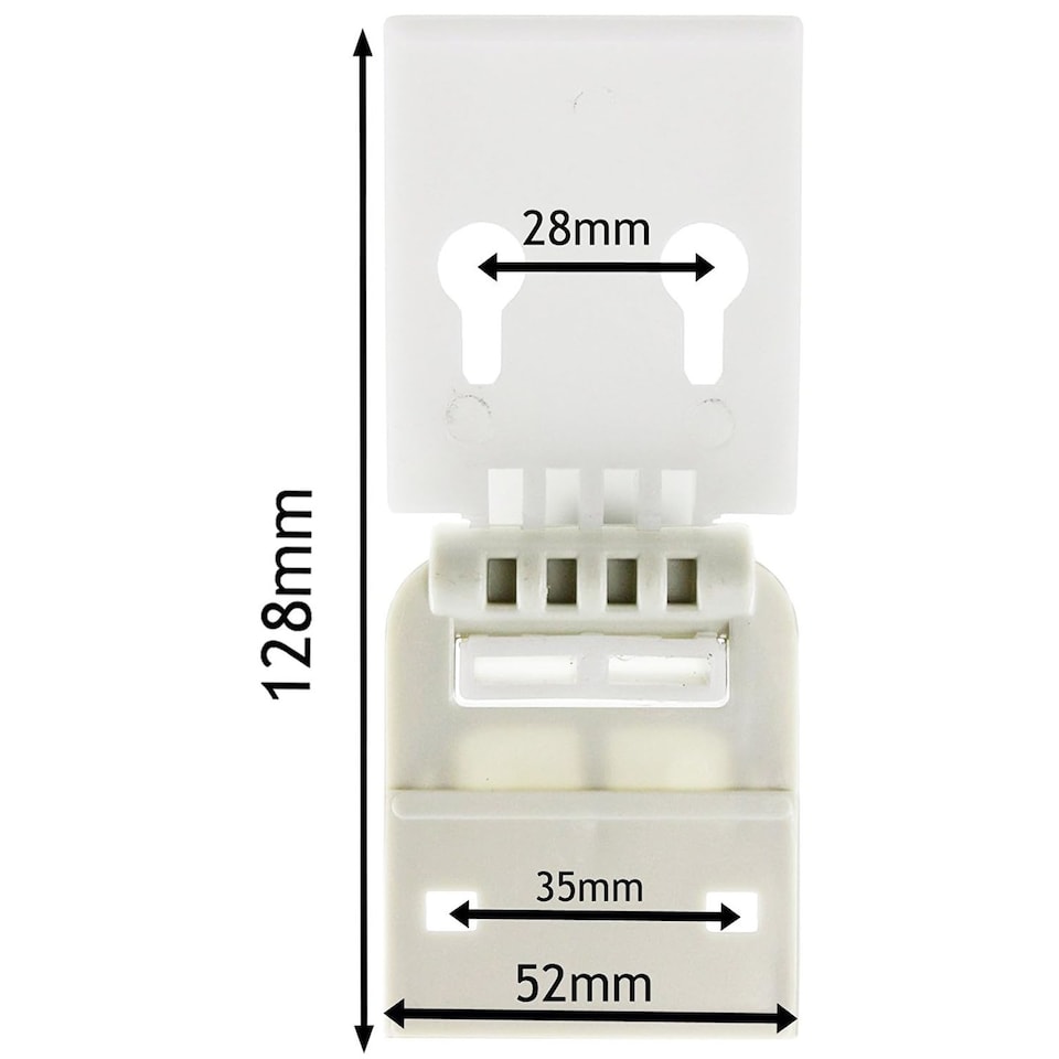 image 1 of SPARES2GO Counterbalance Door Lid Hinge compatible with Frigidaire FC1500 FC388 Chest Freezer (Single)