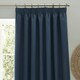 image 3 of furn. Dawn Blackout Midnight Pencil Pleat Curtains 168 x 183cm Multi