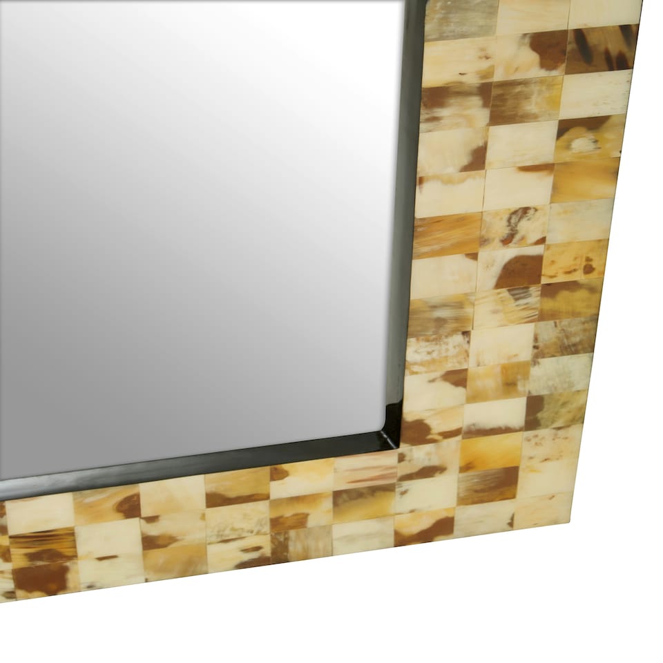 image 1 of Interiors by Premier Cream Mother of Pearl Wall Mirror Cream