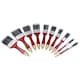 image 4 of 10pc Painting and Decorating Synthetic Paint Brush Brushes Set 1” – 2.5” Width