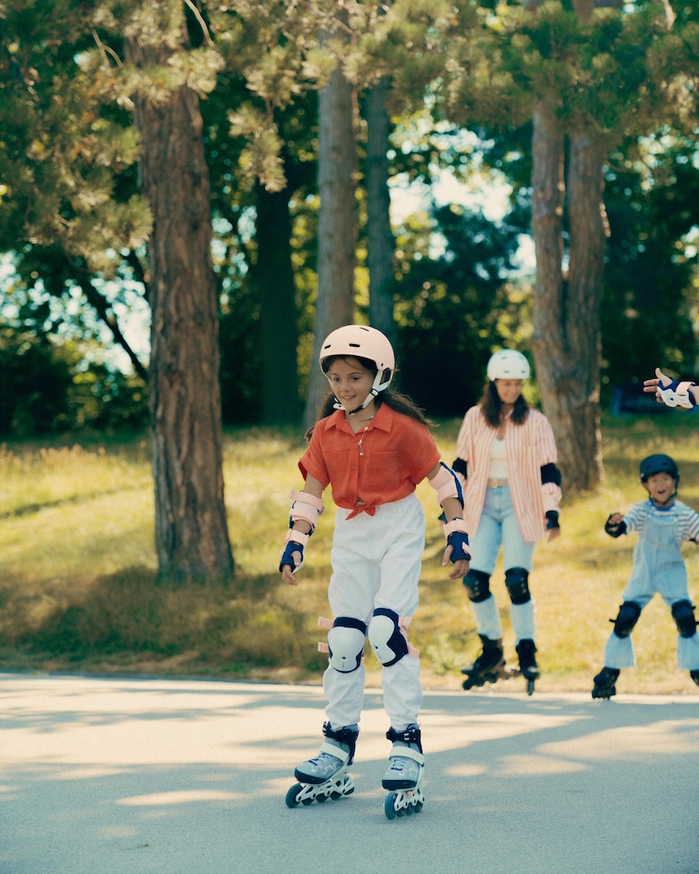 image 1 of Decathlon Kids' Inline Fitness Skates Fit3