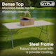 image 9 of 6ft Folding Trestle Table Heavy Duty Catering Garden Party 1.8m
