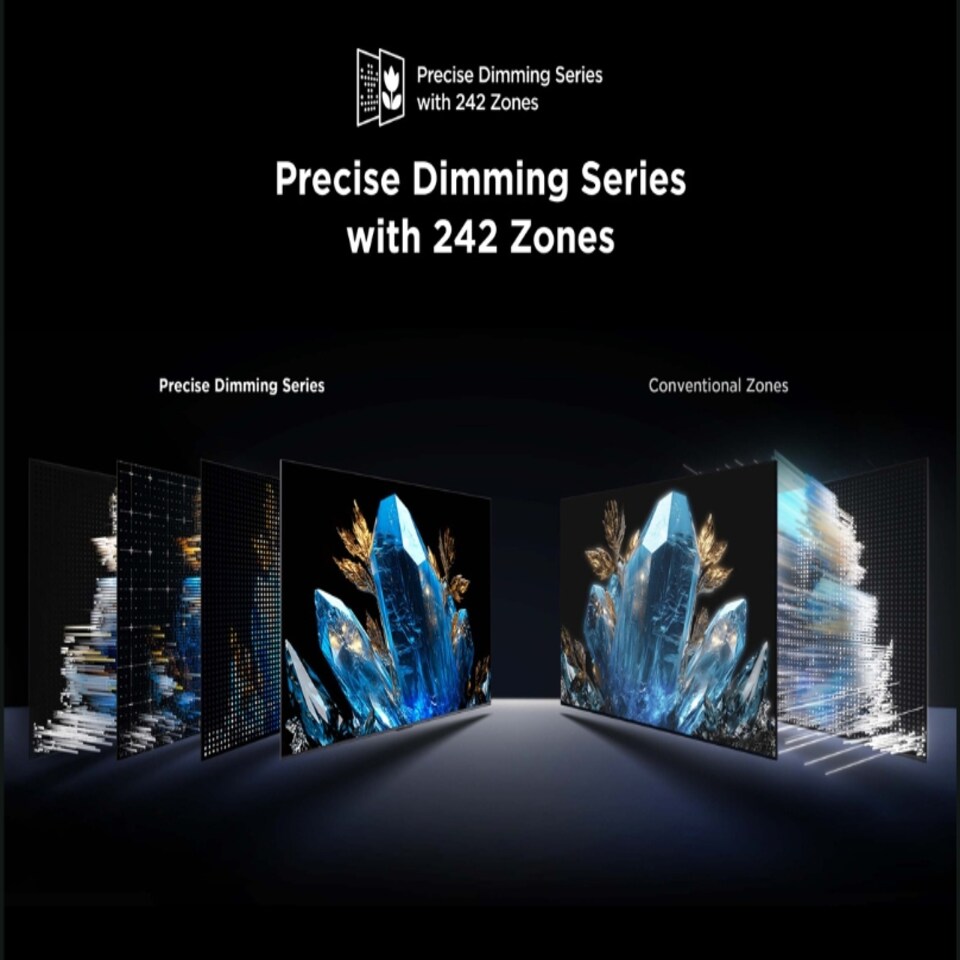 image 1 of TCL 98Q7C 98" Q7C 4K QLED Mini-LED Smart TV - Free 2 Year Warranty