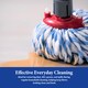 image 7 of Vileda Supermocio Microfiber Cotton Mop Refill Replacement Mop Heads for Corner Cleaning Machine Washable Pack of 2
