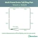 image 5 of Bettacare Extra Tall Pet Pen, 144cm x 144cm, Black, 105cm High, Dog Pen for Pets, Dogs and Puppies, Easy Installation Black