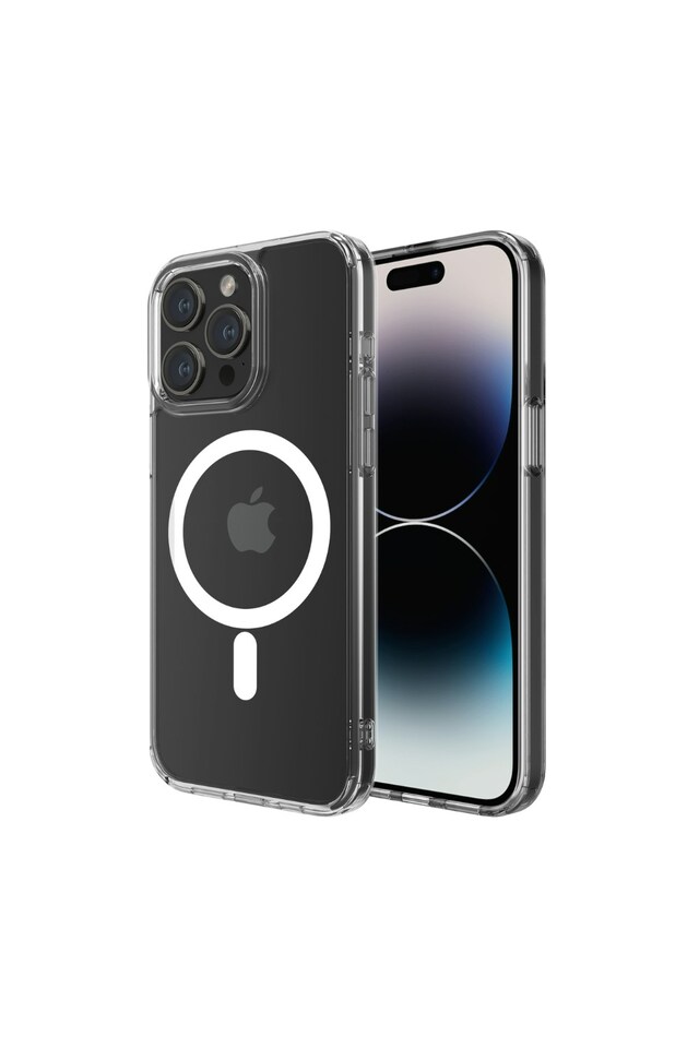 image 1 of QDOS Hybrid Force + Snap (MagSafe) Case for iPhone 15 Pro Max - Clear | Clear