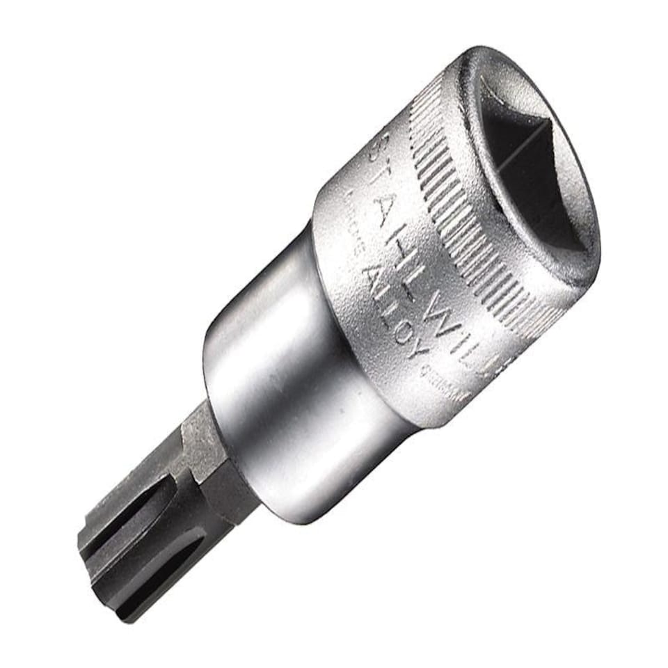 Stahlwille Spline Drive Socket 1/2In Drive M10
