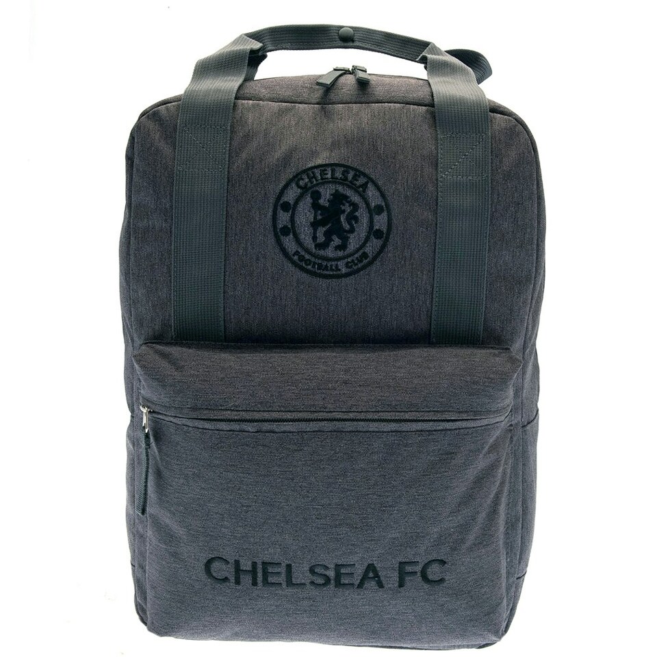 image 1 of Chelsea FC Crest Backpack - Black/Grey - One Size