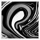 image 1 of Black marbled paint (Picutre Frame) White | S