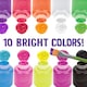 image 9 of Crayola Washable Neon Kids Paint Set 10 Colours