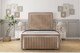 image 1 of Sloomy Boston Chrome Mink Naples Bed Frame With Mattress With 50" Upholstered Headboard 3' Single