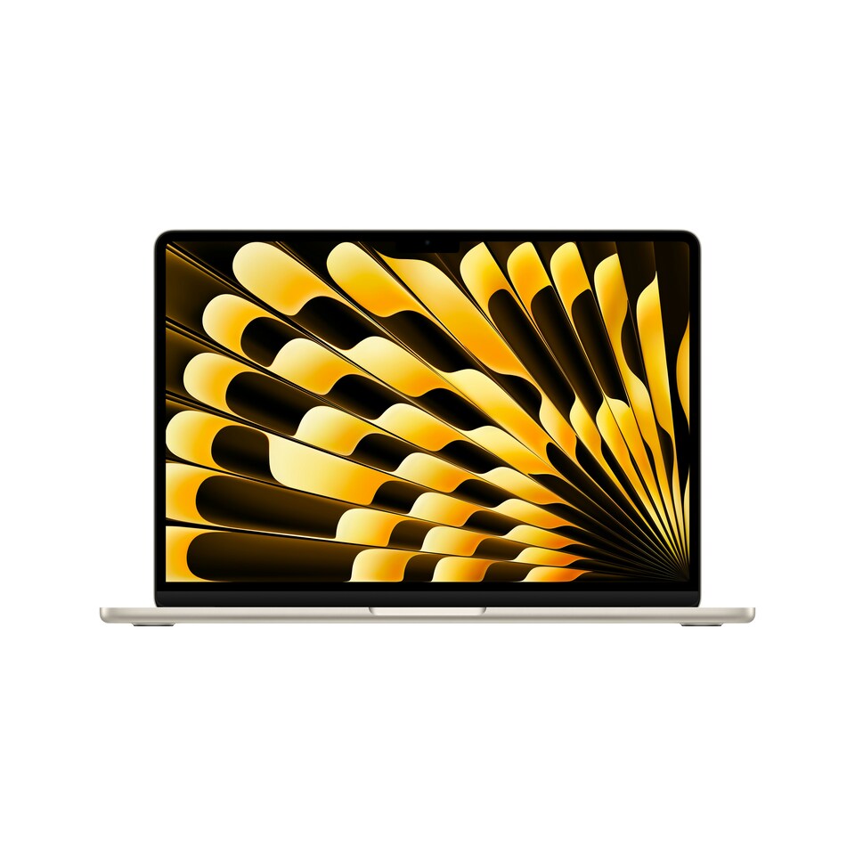 image 1 of Apple MacBook Air 13-inch : M3 chip with 8-core CPU and 10-core GPU  8GB  512GB SSD - Starlight