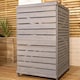 image 4 of Pack of 2 Grey Washed Back Panels Only for SA-BINS2 Single Bin Storage