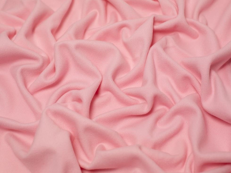 Minerva Core Range Pink Luxury Cashmere Wool Coating Fabric for Dressmaking, 150cm / 59" Wide - per metre