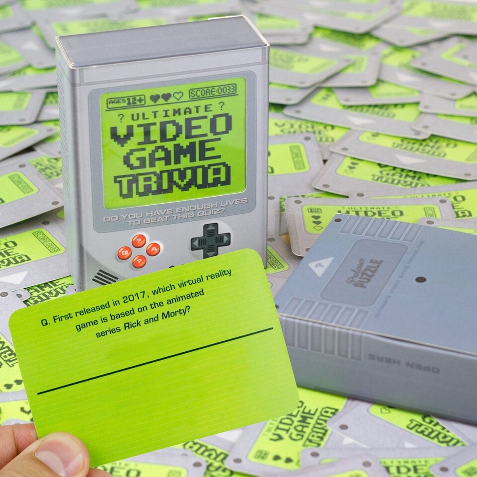 image 1 of Professor Puzzle Video Game Trivia Card Game