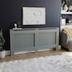 image 4 of Vida Designs Milton Radiator Cover Painted MDF Slatted Cabinet, Grey, 172cm
