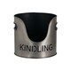 image 3 of Hill Interiors Kindling Buckets & Matchstick Holder - Silver - One Size