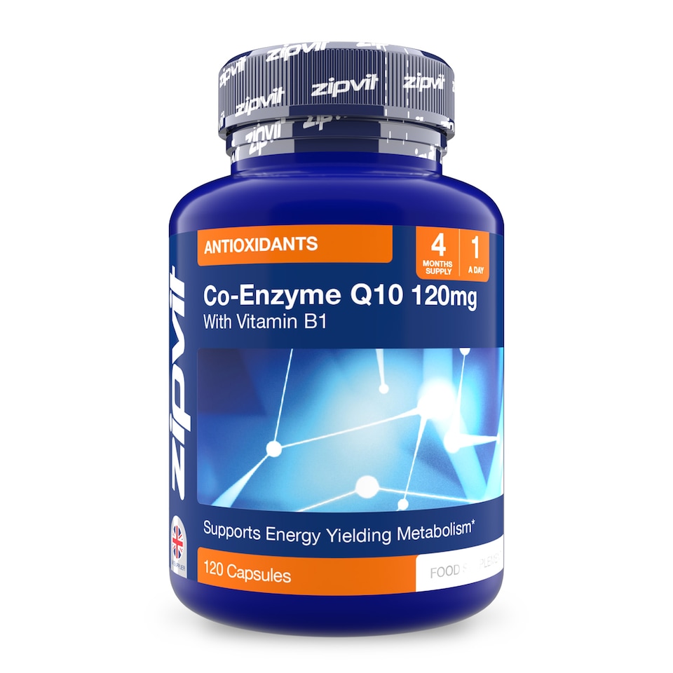 image 1 of Zipvit Co Enyme Q10 120mg, Heart & Energy Support with B1, 120 Capsules, 4-Month Supply