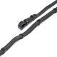 image 6 of Shires Aviemore Continental Rubber Grip Reins Red | Size: 54X5/8 Inch
Colour: Black/Red